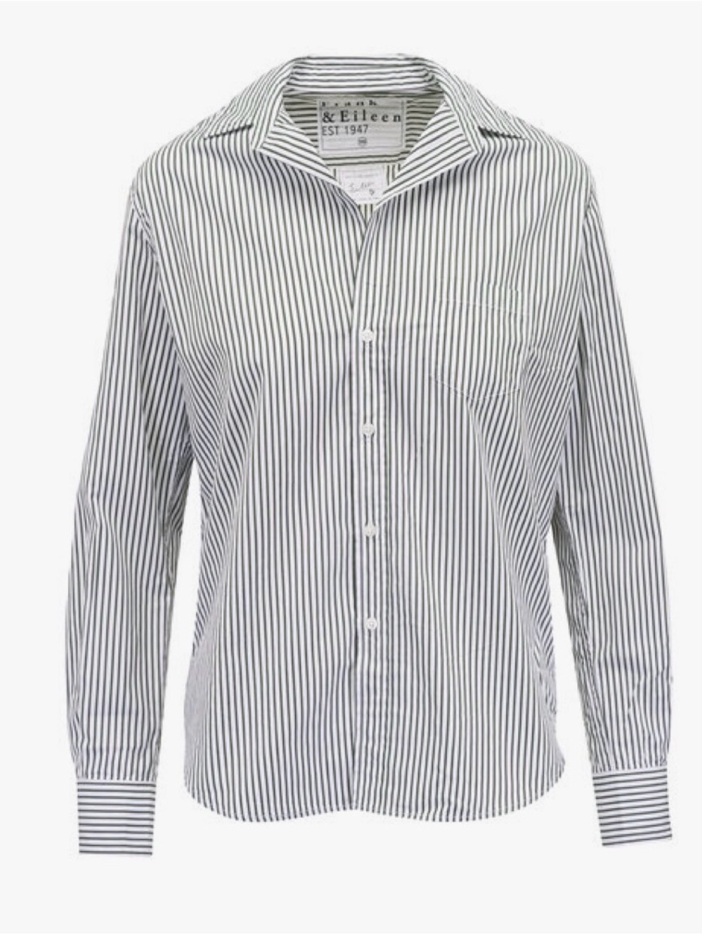 Frank & Eileen stripe relaxed button up shirt